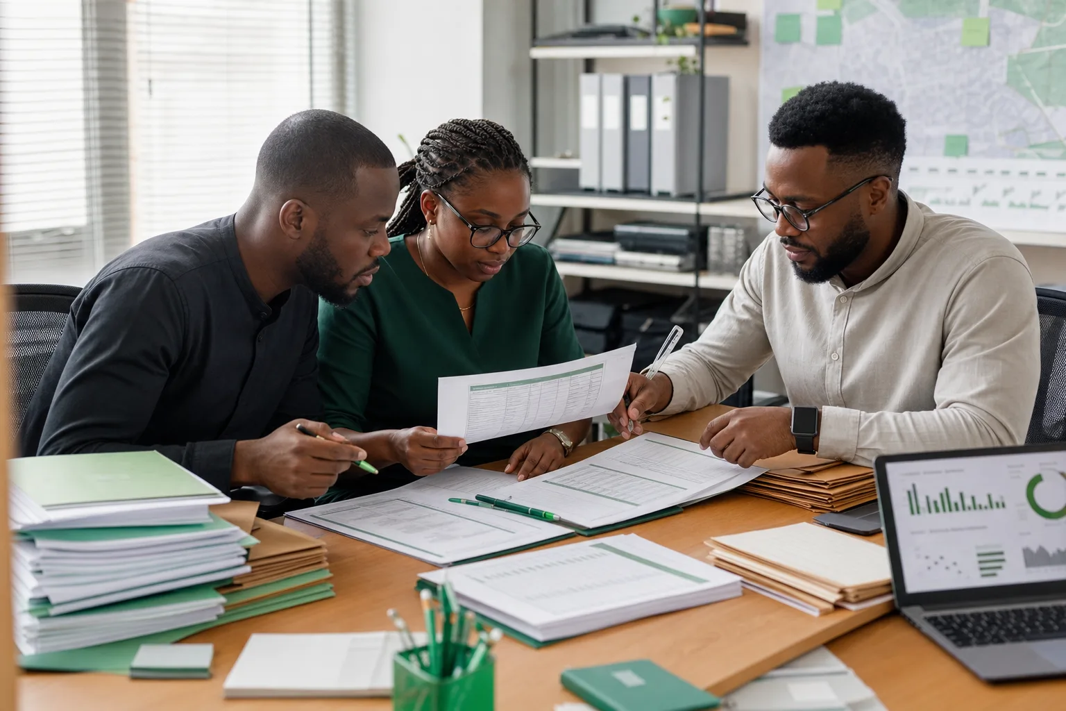 Nigerian civic organizers preparing structured constituency petition records